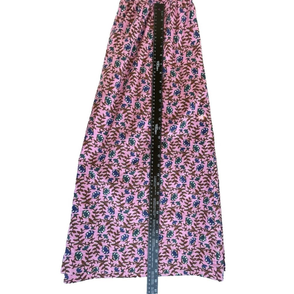 J.Crew  Flutter Sleeve Floral Smoked Midi Sun Dress Size Small - Picture 13 of 13